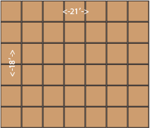18x21 dance floor